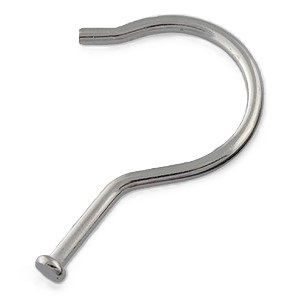 Nickel-plated swatch hooks